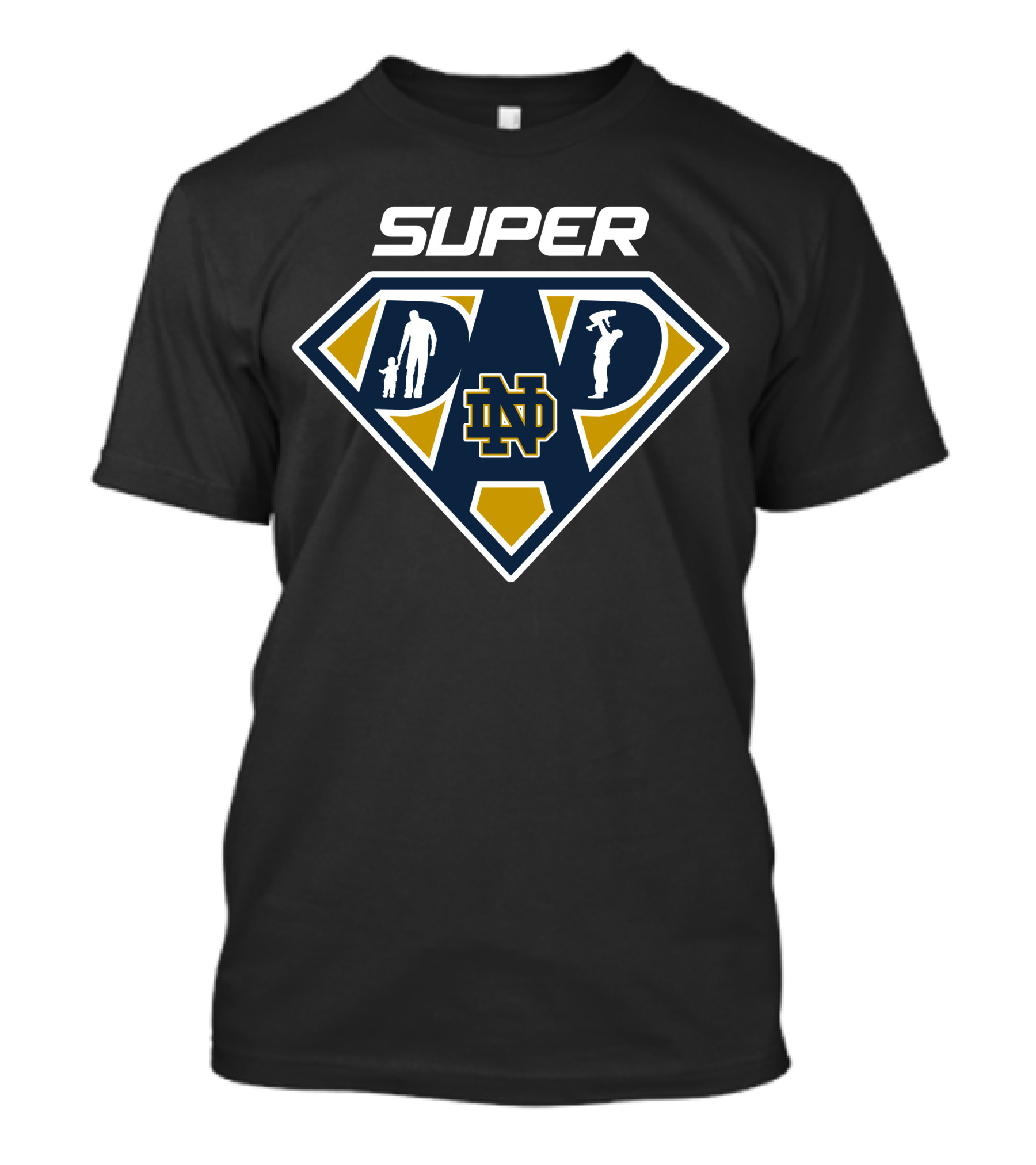 Super Notre Dame Fighting Irish Dad T-Shirt