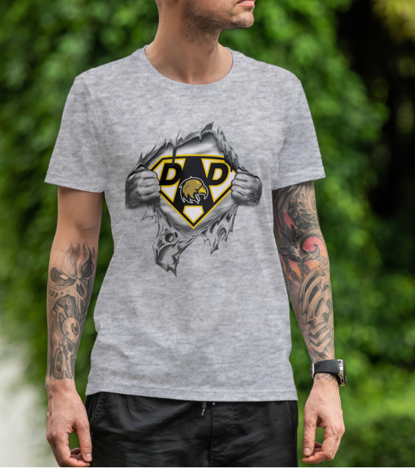 Los Angeles Golden Eagles Dad Superhero Style T-Shirt