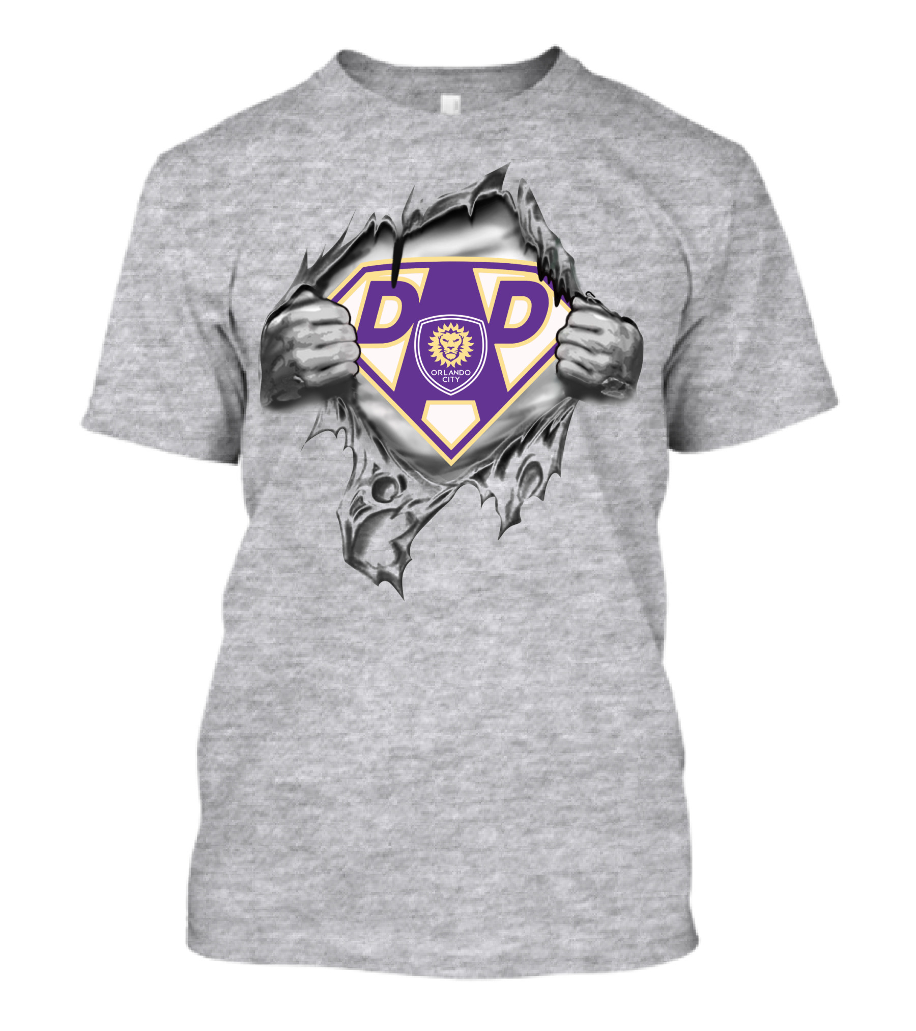 Super Dad Orlando City Sc Shield Fan 257 T-Shirt