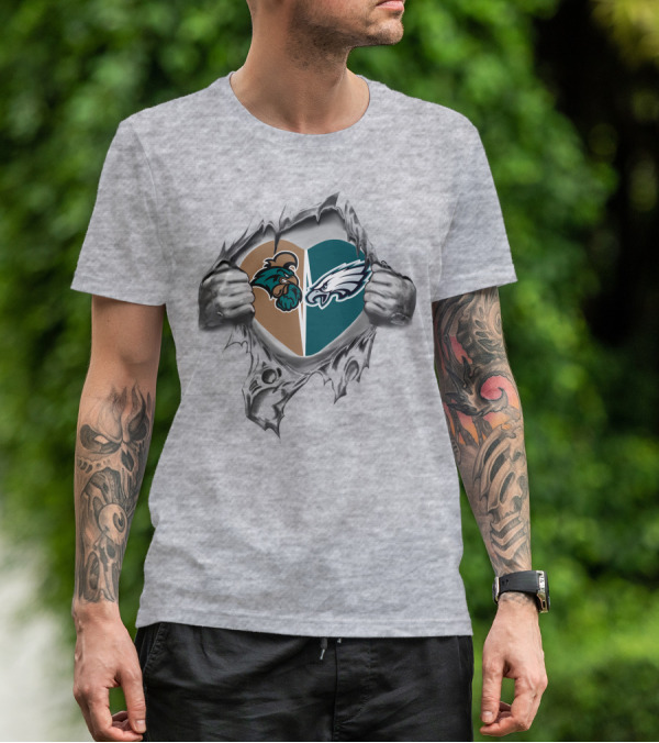 Eagles Coastal Carolina Chanticleers Heartbreaking Loyalty T-Shirt