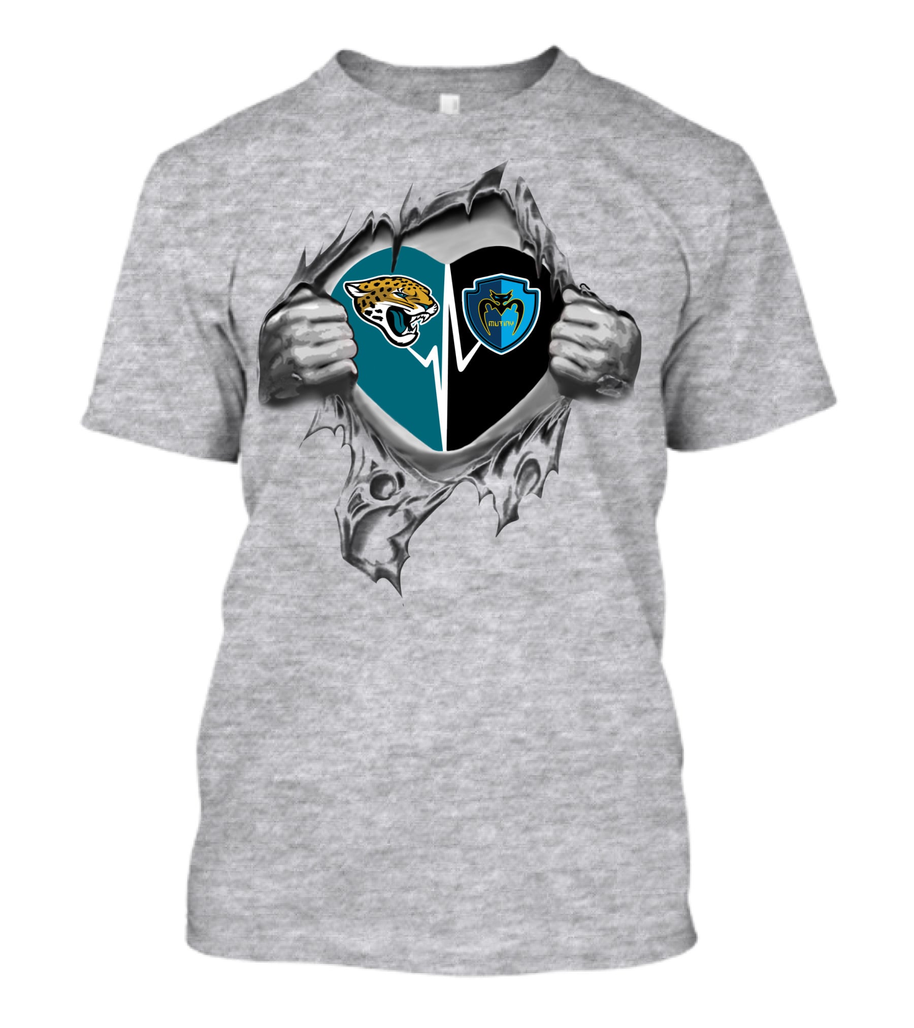 Jaguars Tampa Bay Mutiny It's In My Heart T-Shirt