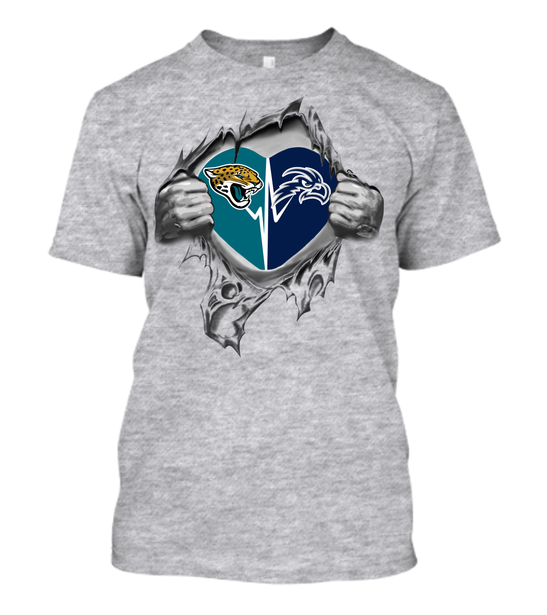 Jaguars North Florida Ospreys It's In My Heart T-Shirt