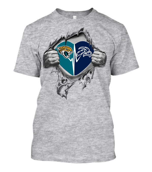 Jaguars North Florida Ospreys It's In My Heart T-Shirt