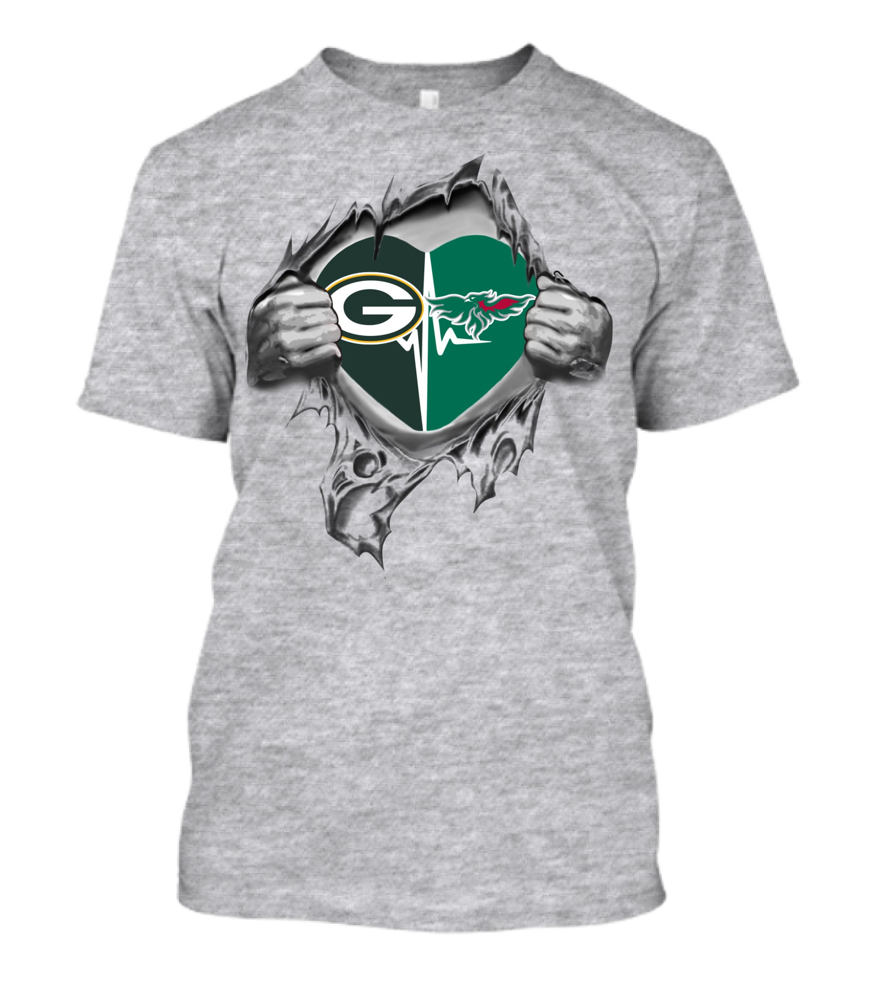 Packers Green Bay Phoenix It's In My Heart T-Shirt