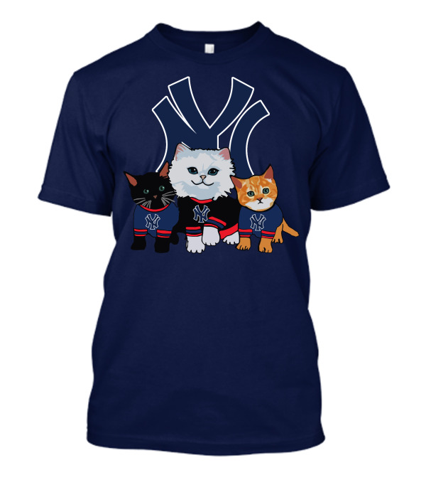New York Yankees Cats With Team T-Shirt