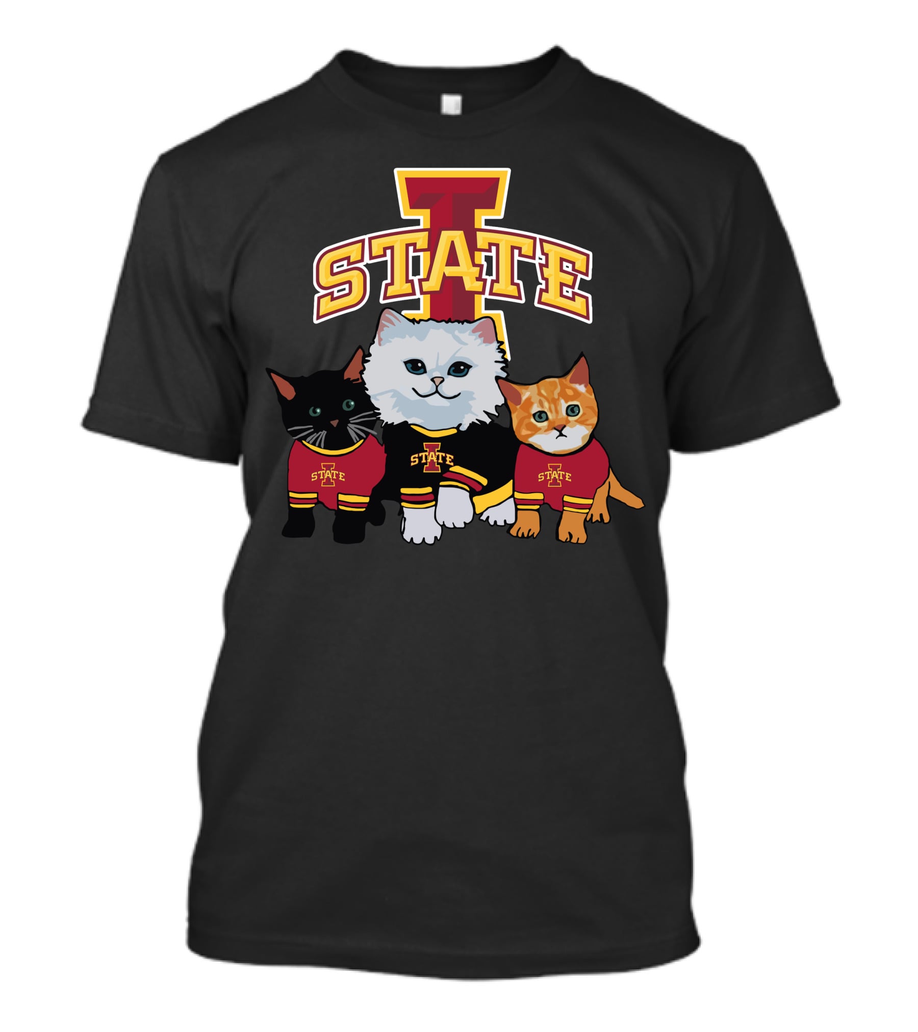 Iowa State Cyclones Cats Trio T-Shirt