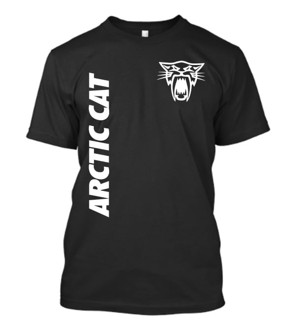 Arctic Cat Logo With Fierce Cat Head T-Shirt