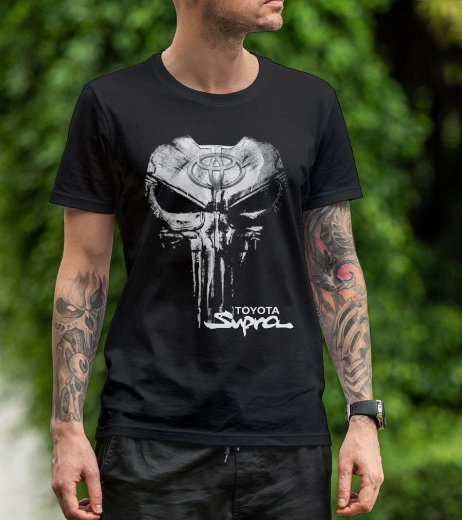 Toyota Supra Punisher Skull T-Shirt
