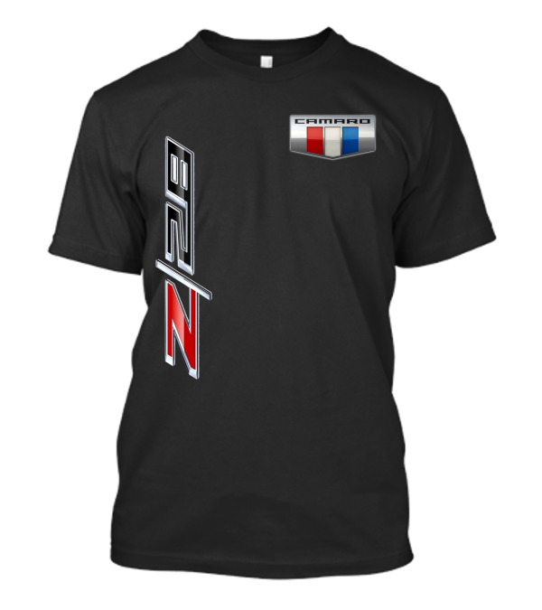 Camaro Z28 Logo With Red White Blue Emblem T-Shirt
