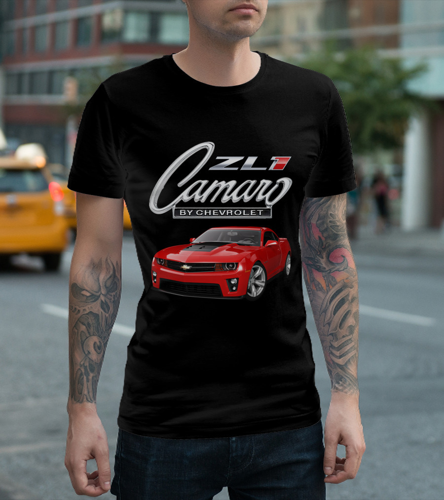 ZL1 Camaro By Chevrolet Red Sports Car T-Shirt