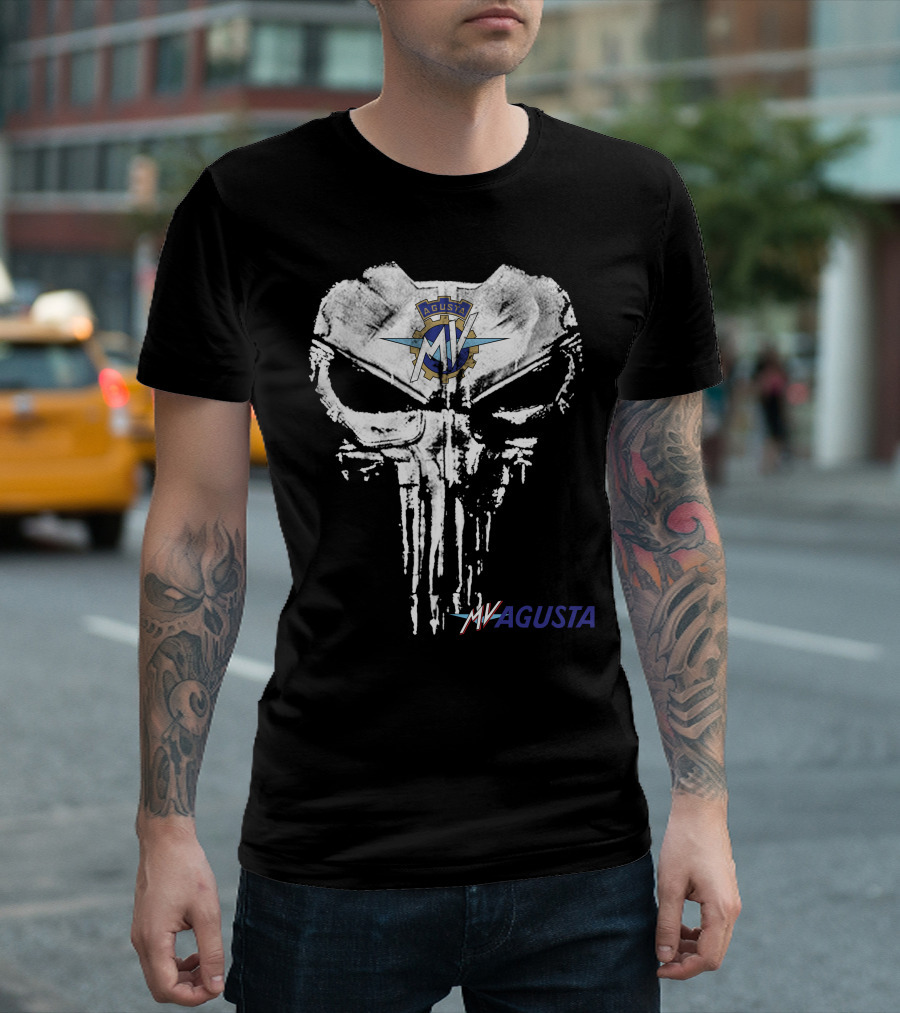 MV Agusta Punisher Skull T-Shirt