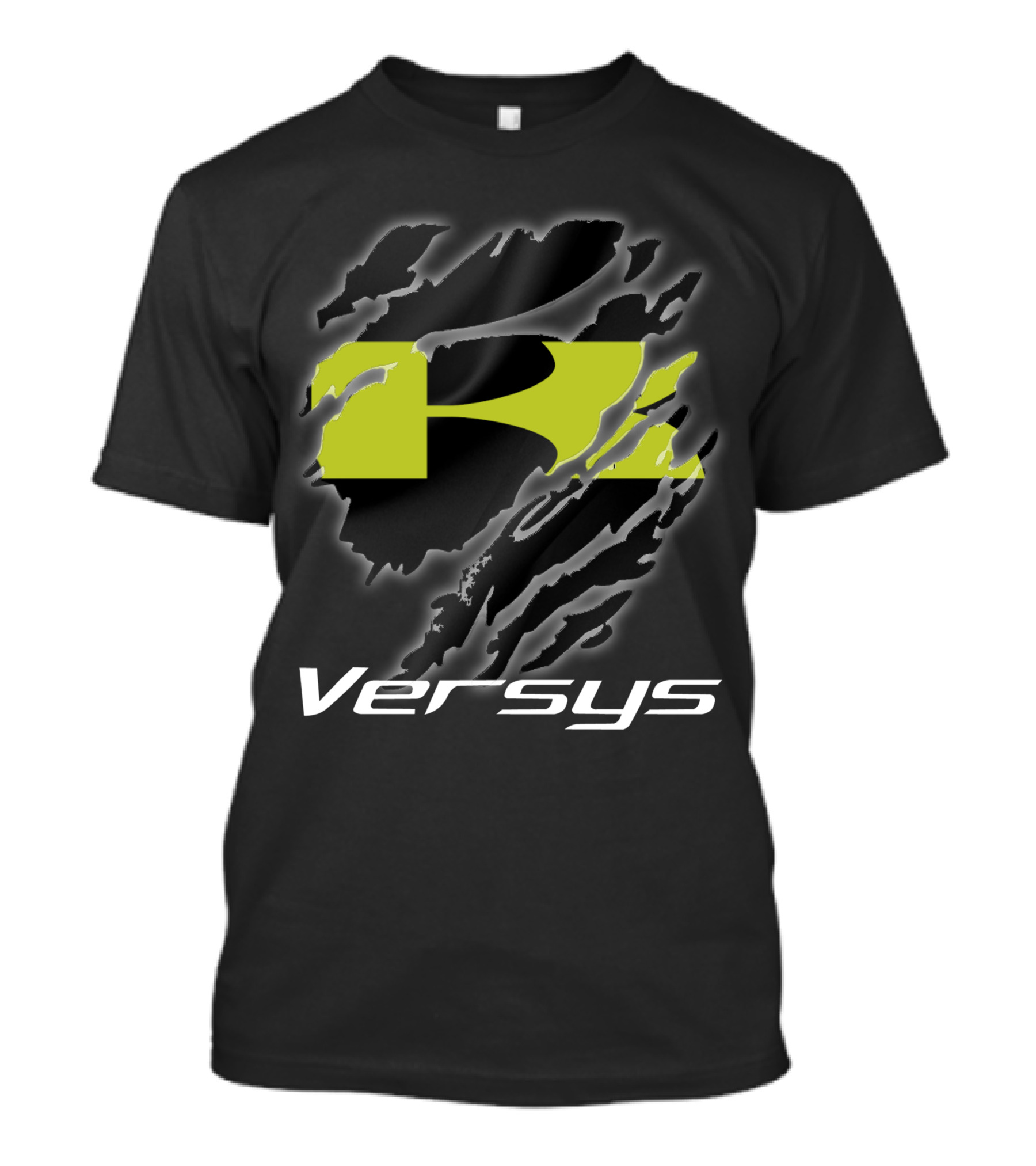 Rugged Kawasaki Versys Adventure Icon With Bold Green And Black Styling T-Shirt