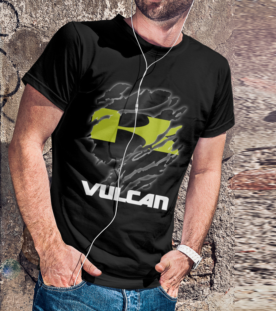 Vulcan Kawasaki Racing Claw Texture Rip T-Shirt