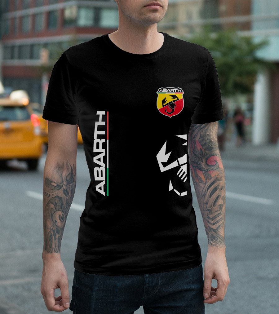Abarth Scorpion Logo Tricolore T-Shirt