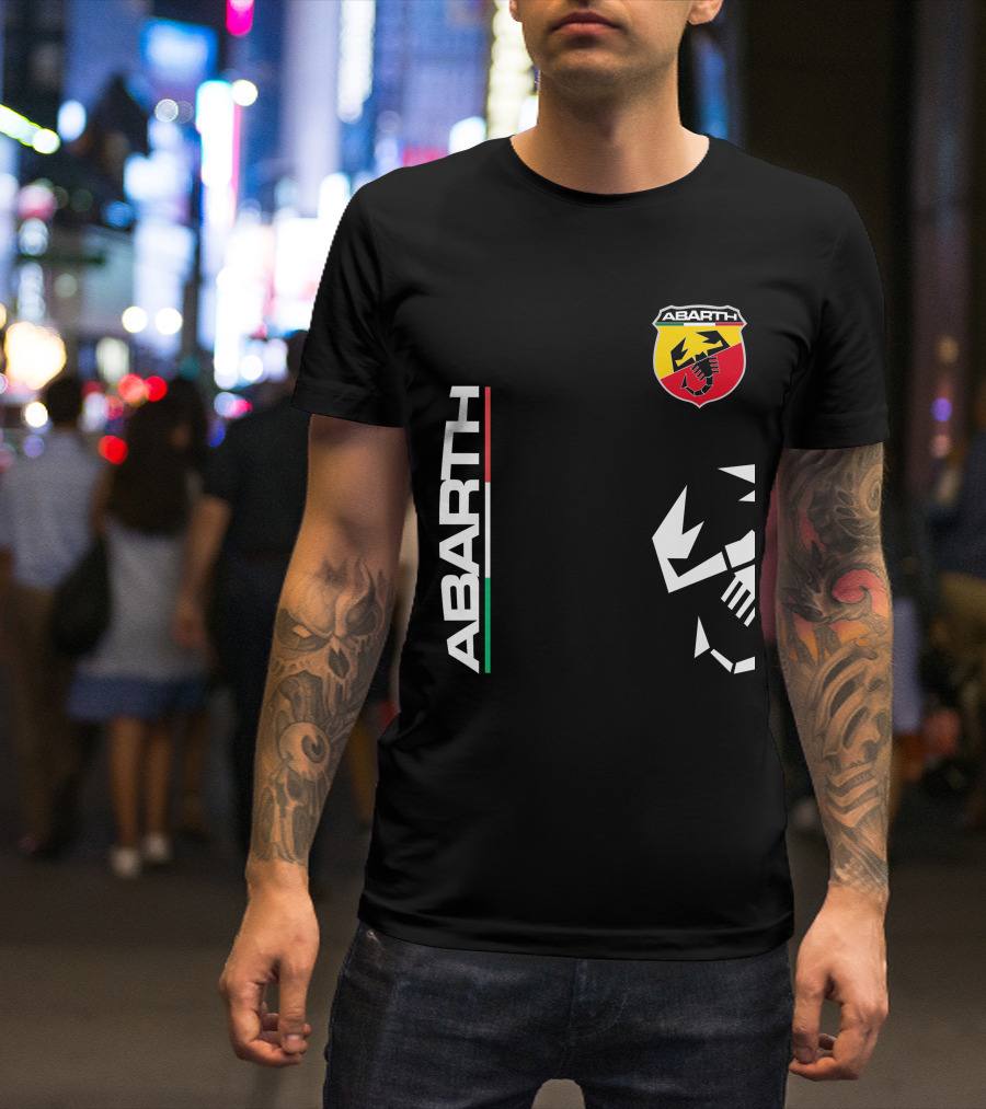 Abarth Scorpion Logo Tricolore T-Shirt