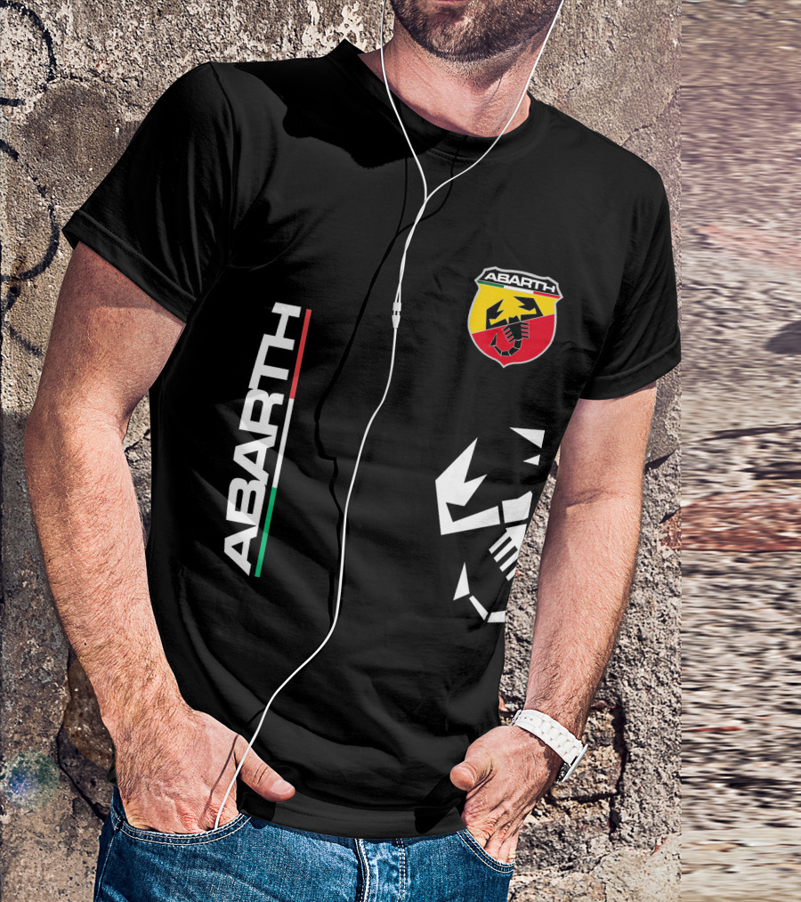 Abarth Scorpion Logo Tricolore T-Shirt
