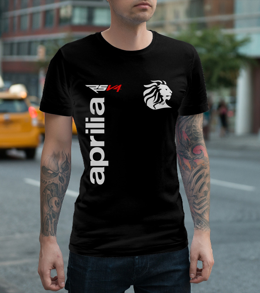 Aprilia RSV4 Lion Emblem T-Shirt