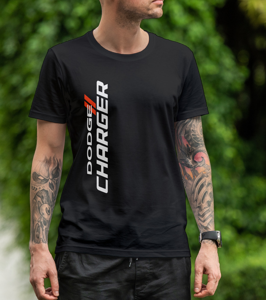 Dodge Charger Vertical Performance Stripe T-Shirt