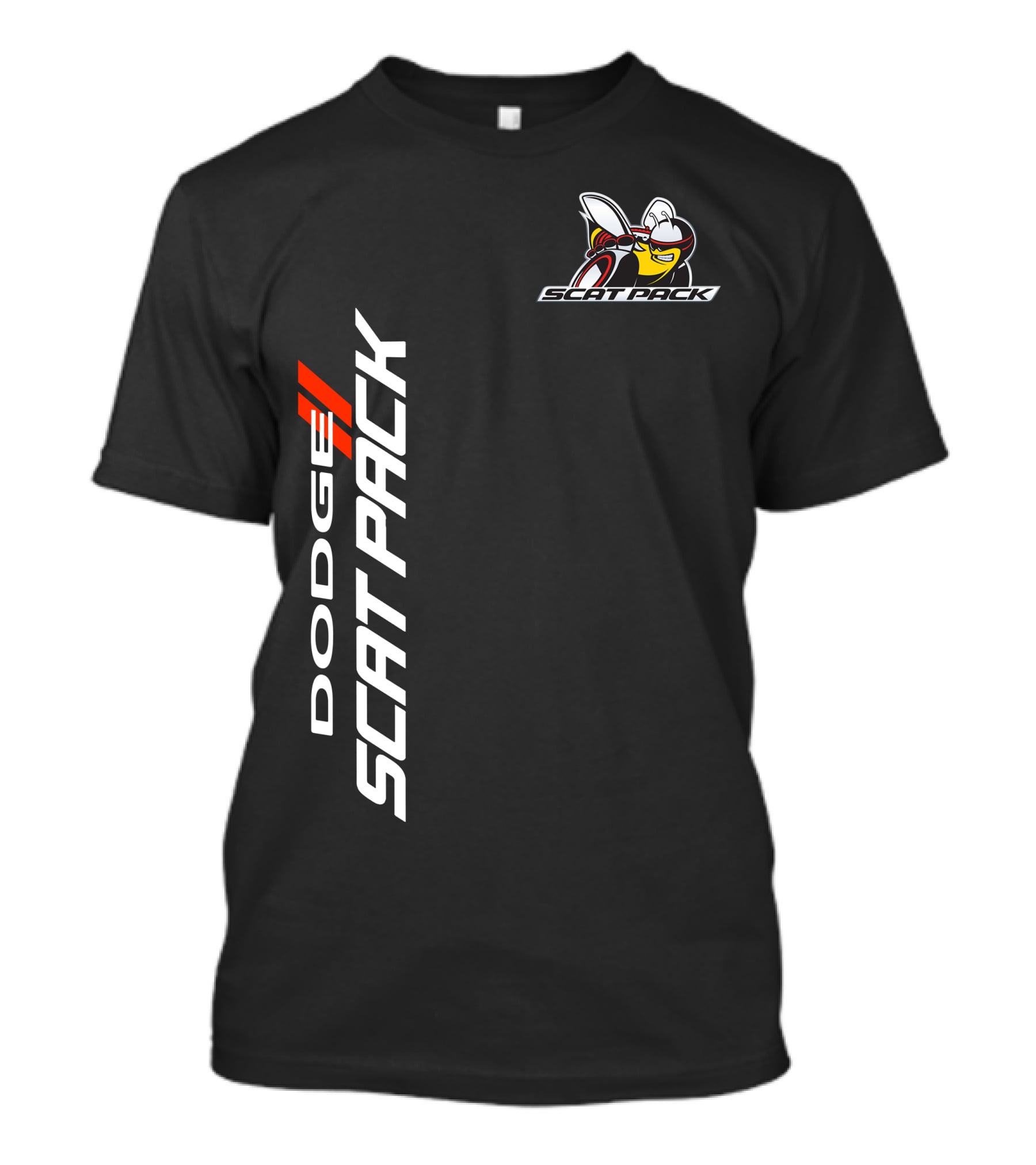 Dodge Scat Pack Logo With Bee Emblem T-Shirt