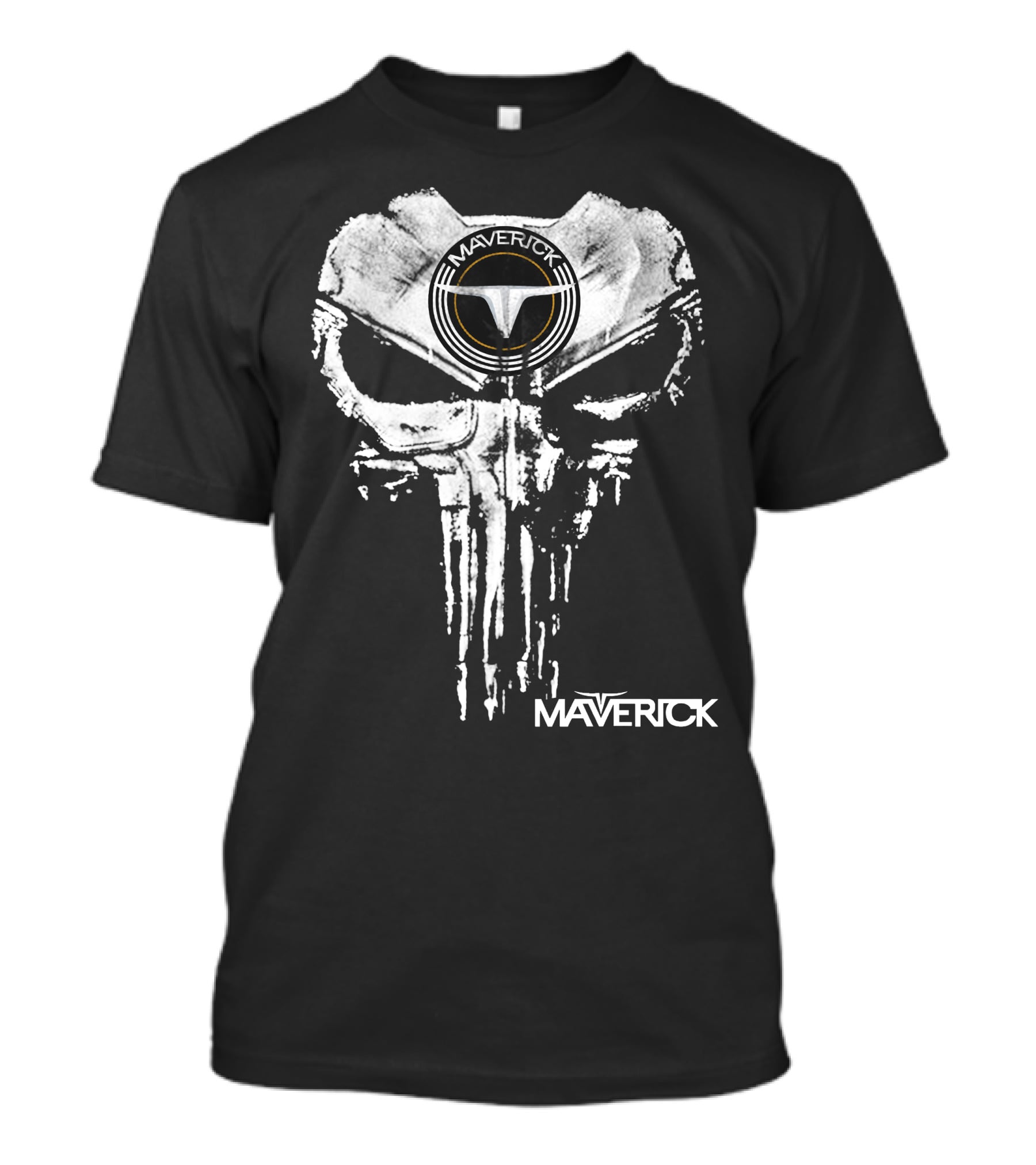MAVERICK PUNISHER SKULL T-Shirt
