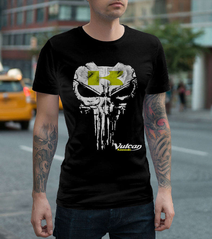 Kawasaki Vulcan Skull Icon 01 T-Shirt