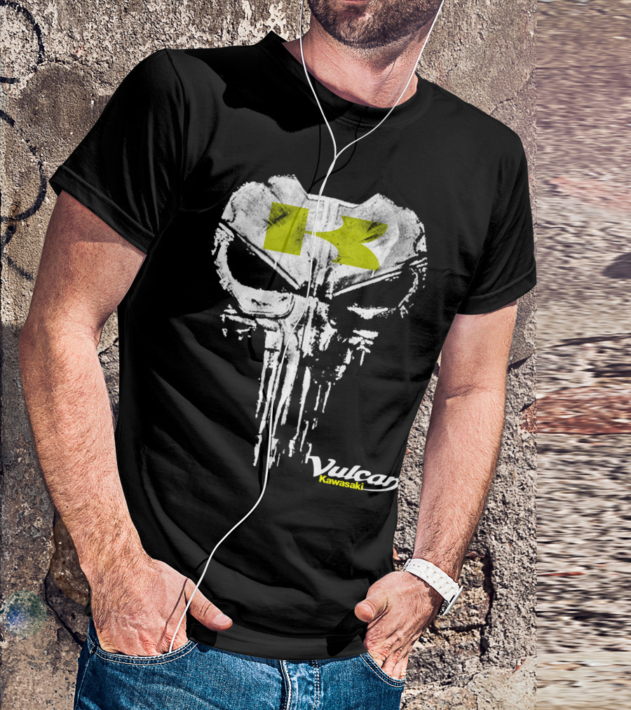Kawasaki Vulcan Skull Icon 01 T-Shirt