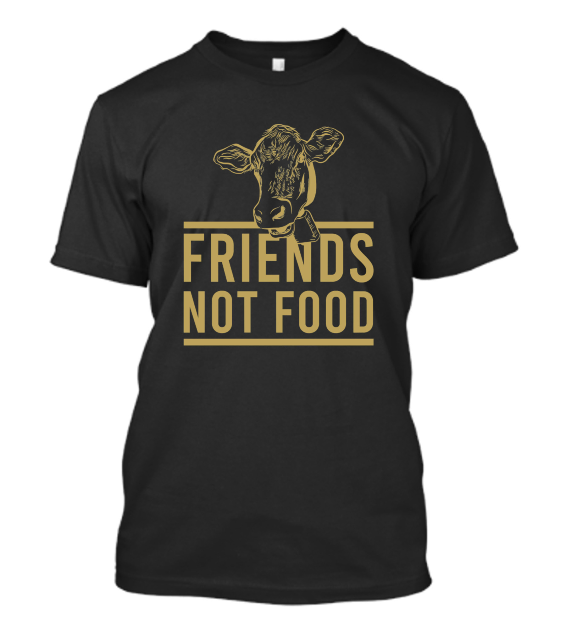 Friends Not Food Cow T-Shirt
