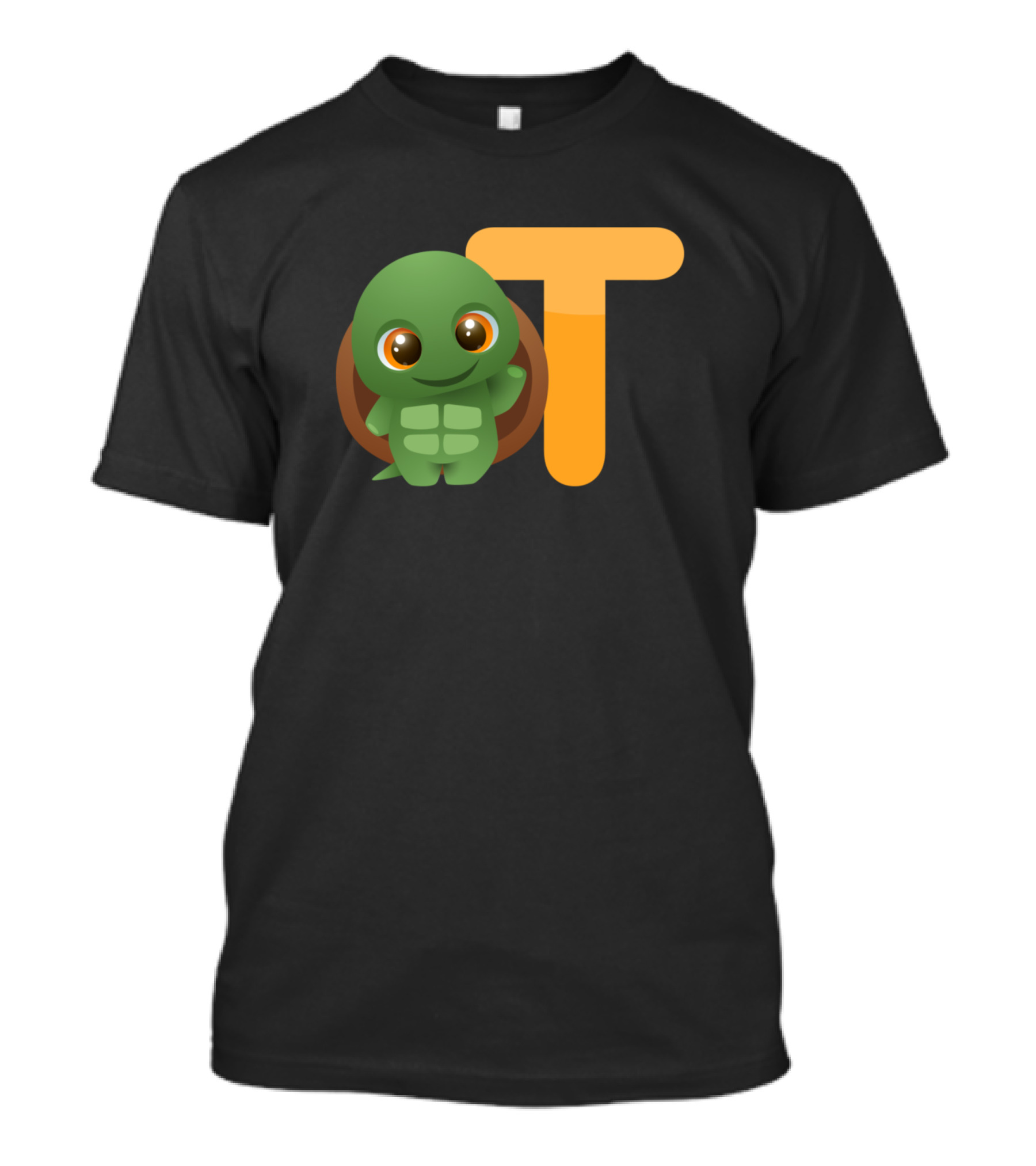 Turtle T Letter Animal Alphabet T-Shirt