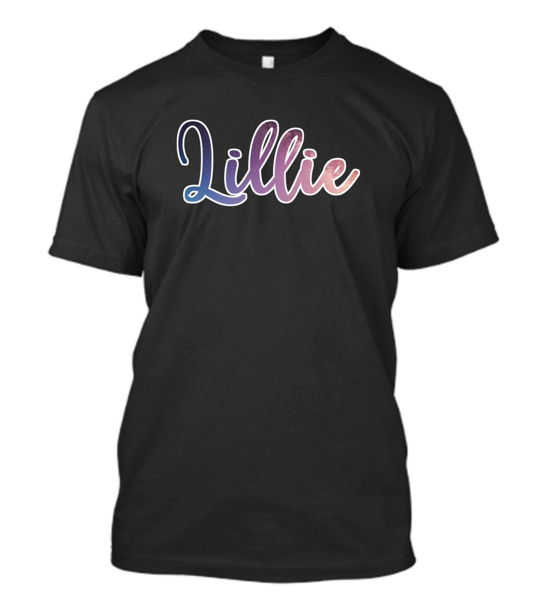 Lillie Gradient Pastel Text T-Shirt