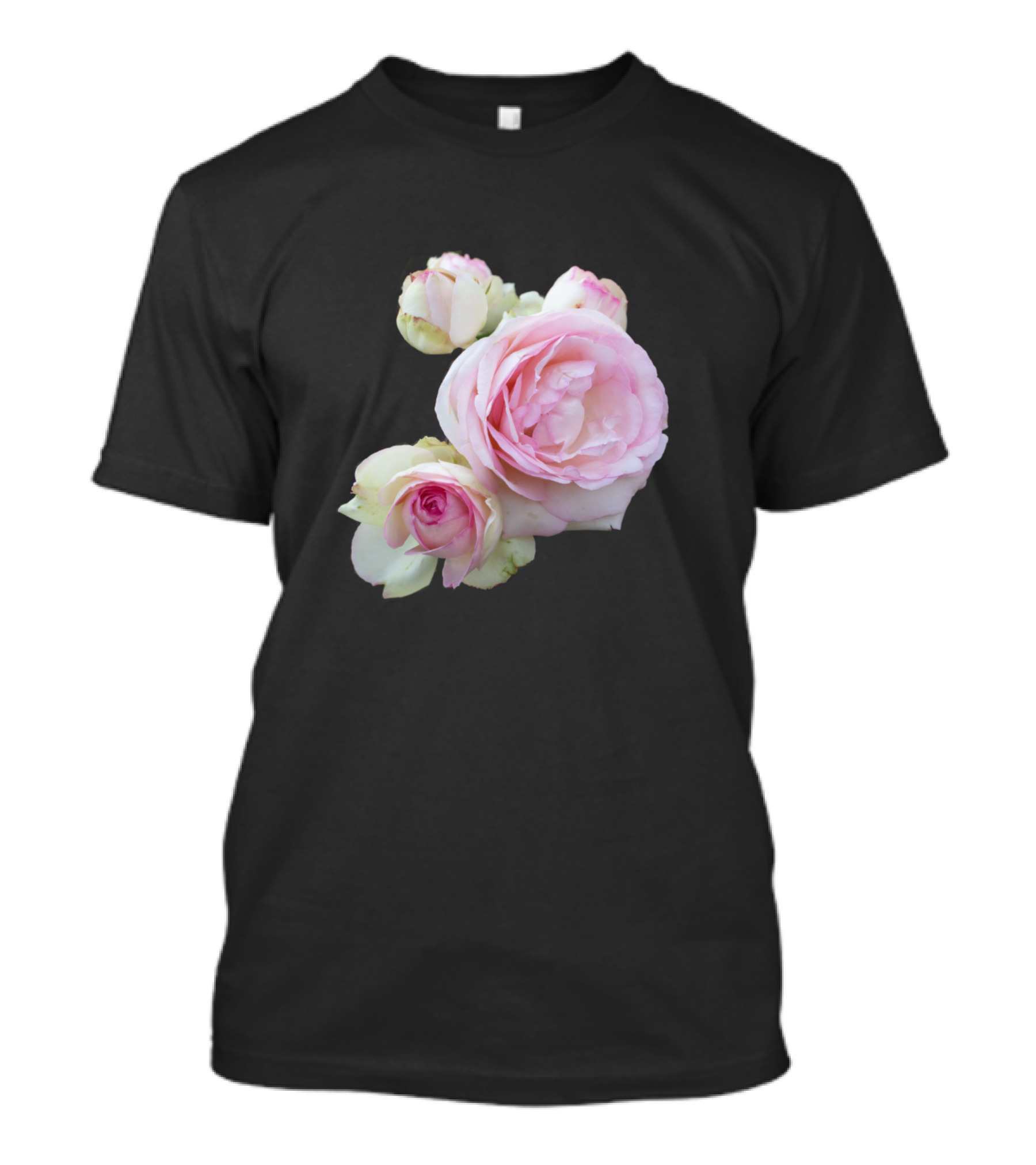 Roses Blossom Collection Pink Petals T-Shirt