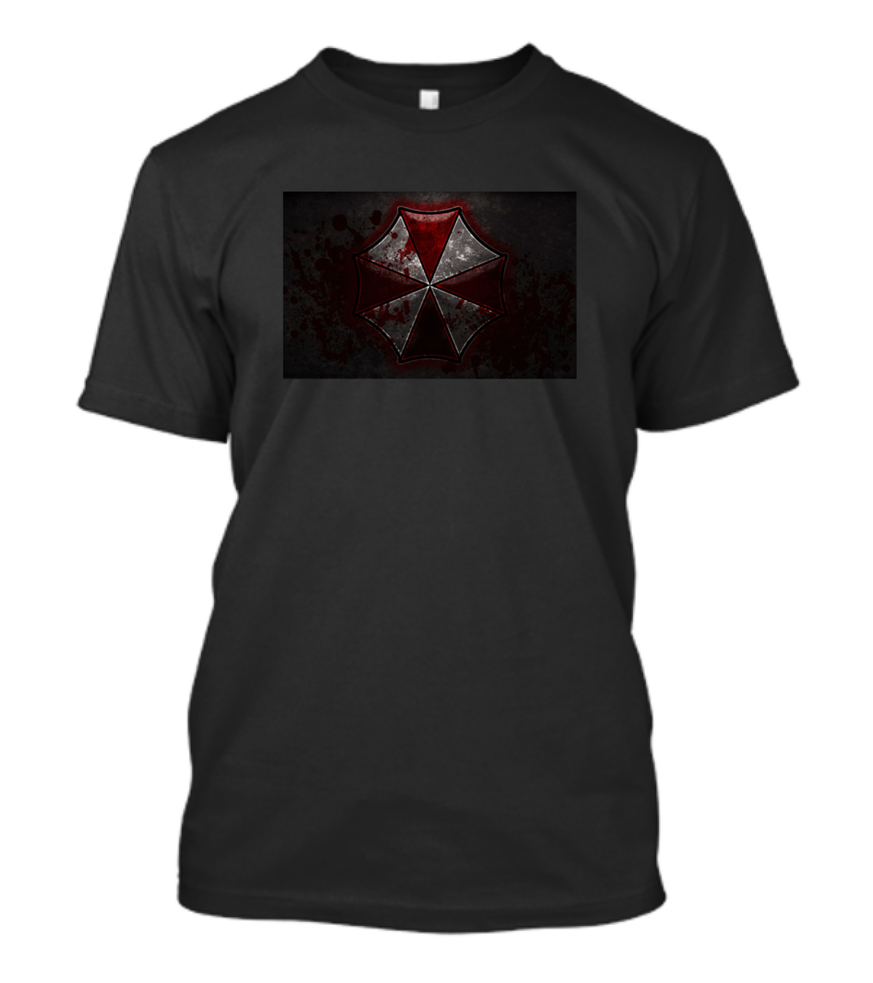 Umbrella Corporation Logo Resident Evil Red And White T-Shirt