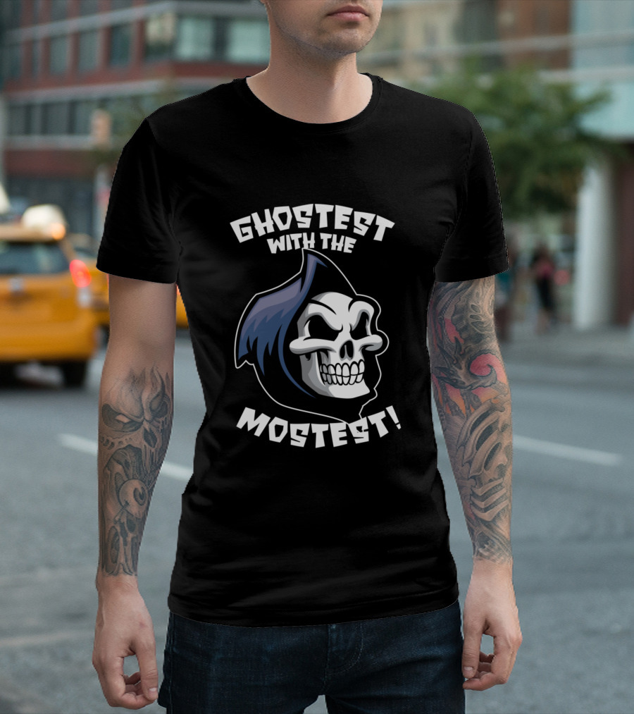 Ghostest With The Mostest Skull T-Shirt