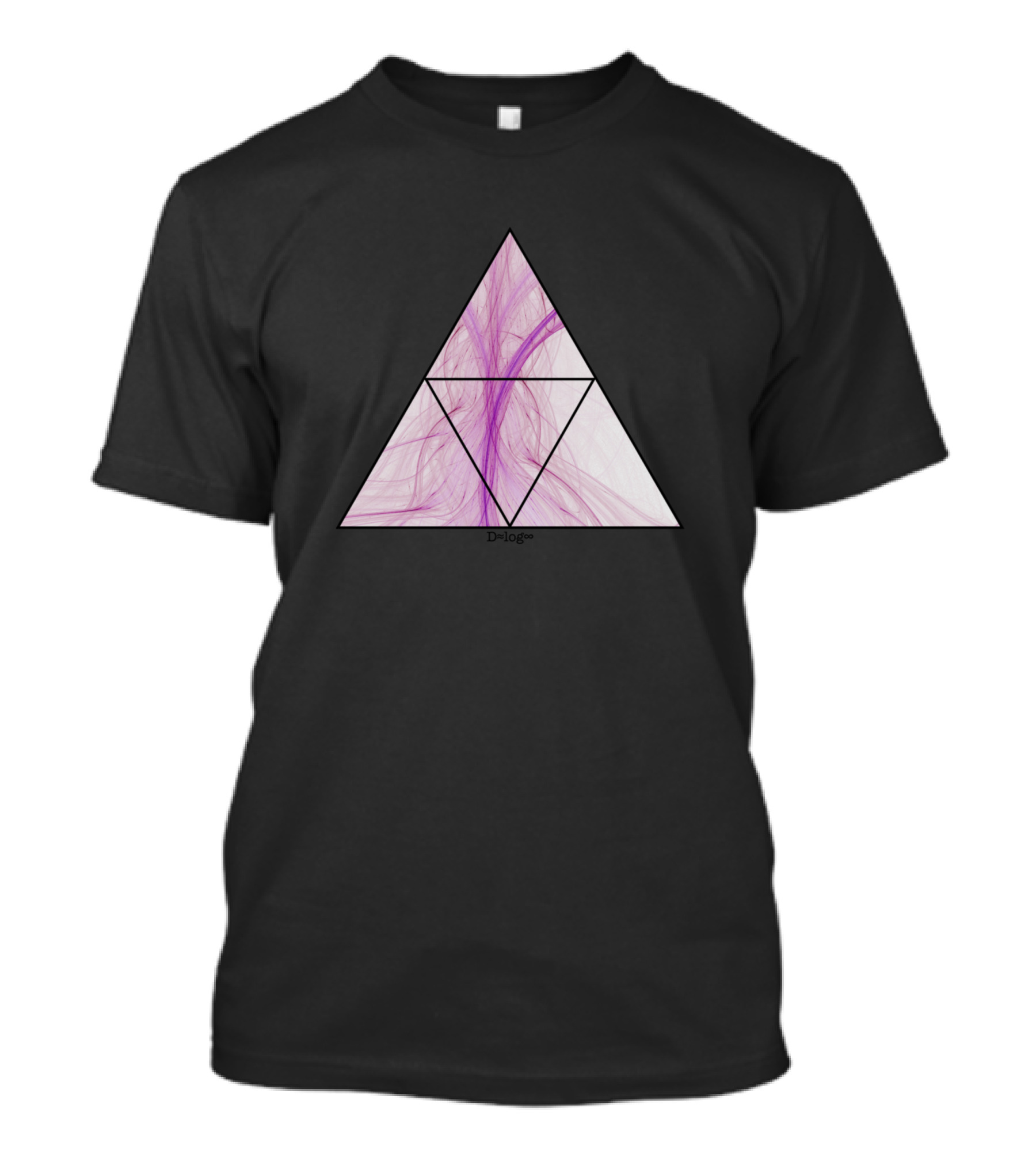 Goa Hipster Anotherflower Club Triangle Fractal T-Shirt