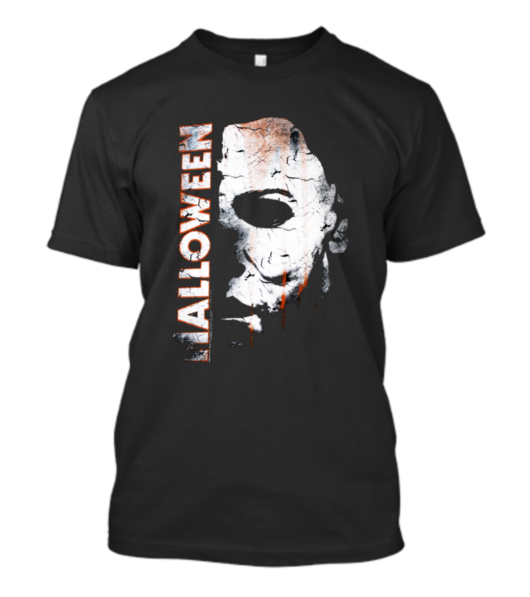 Halloween Face Mask Horror Drip T-Shirt