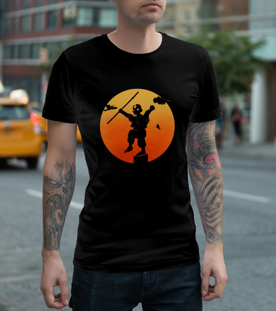 Karate Master Airbender Sunset T-Shirt