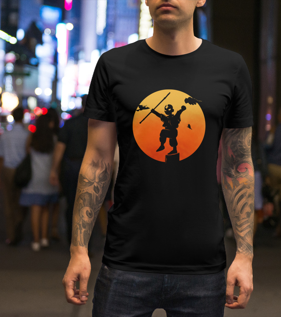 Karate Master Airbender Sunset T-Shirt