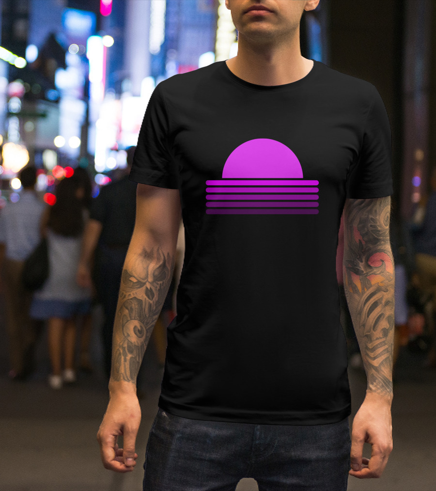 Purple Sunset Horizon T-Shirt