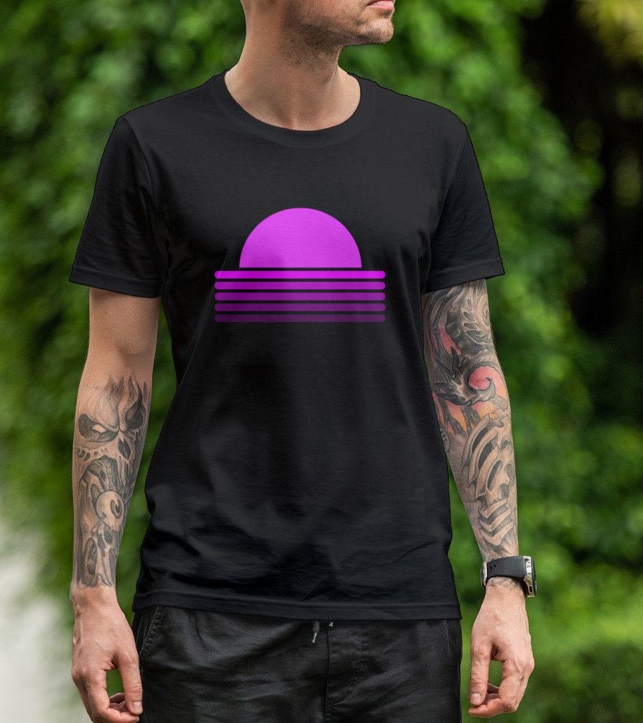 Purple Sunset Horizon T-Shirt