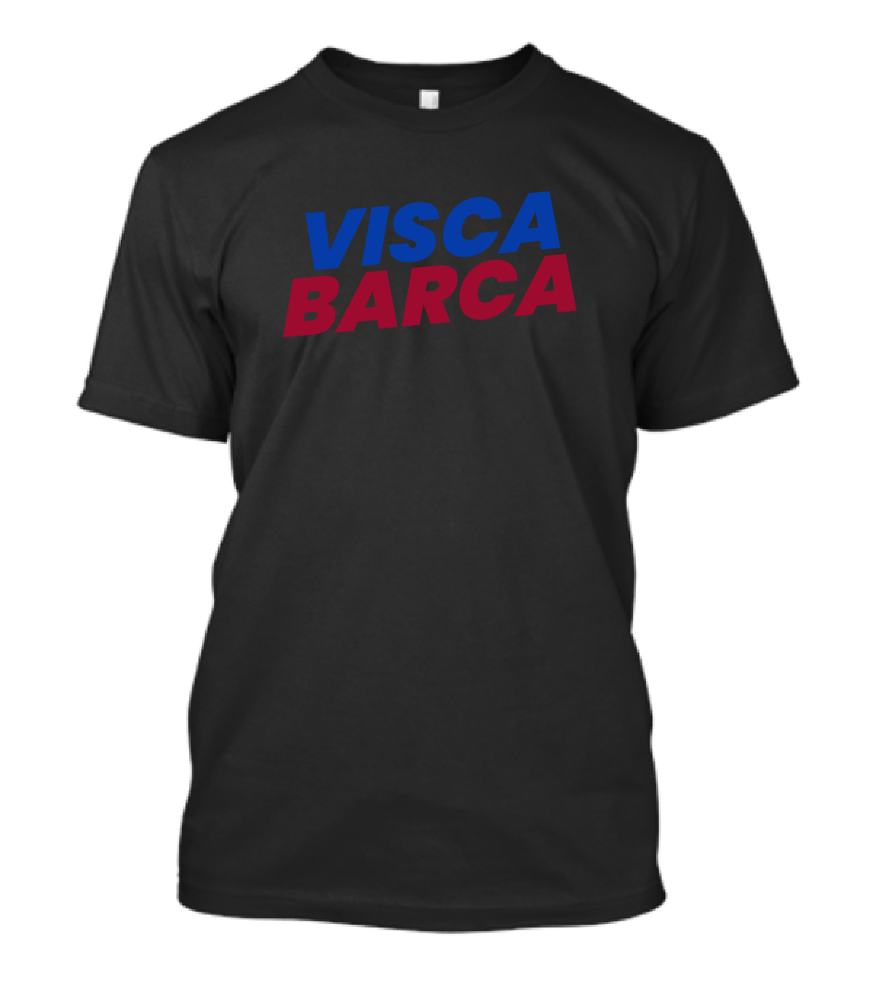 VISCA BARCA Blue Red Football Fandom Enthusiasts T-Shirt