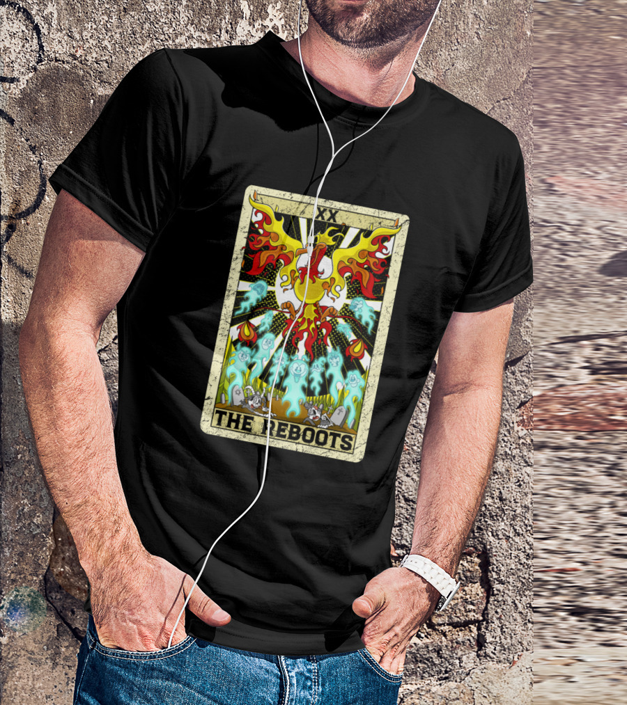 XX Tarot Card The Reboots Phoenix Cartoon Revival T-Shirt