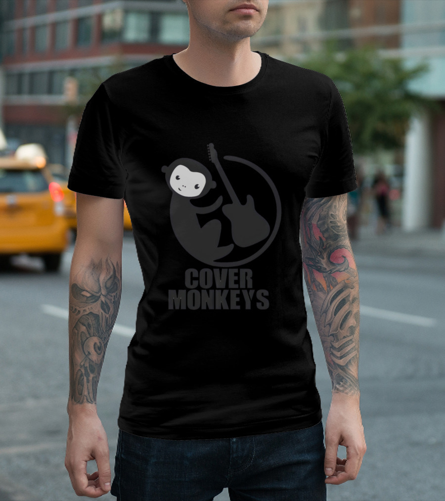 Cover Monkeys Guitar Playing Monkey T-Shirt