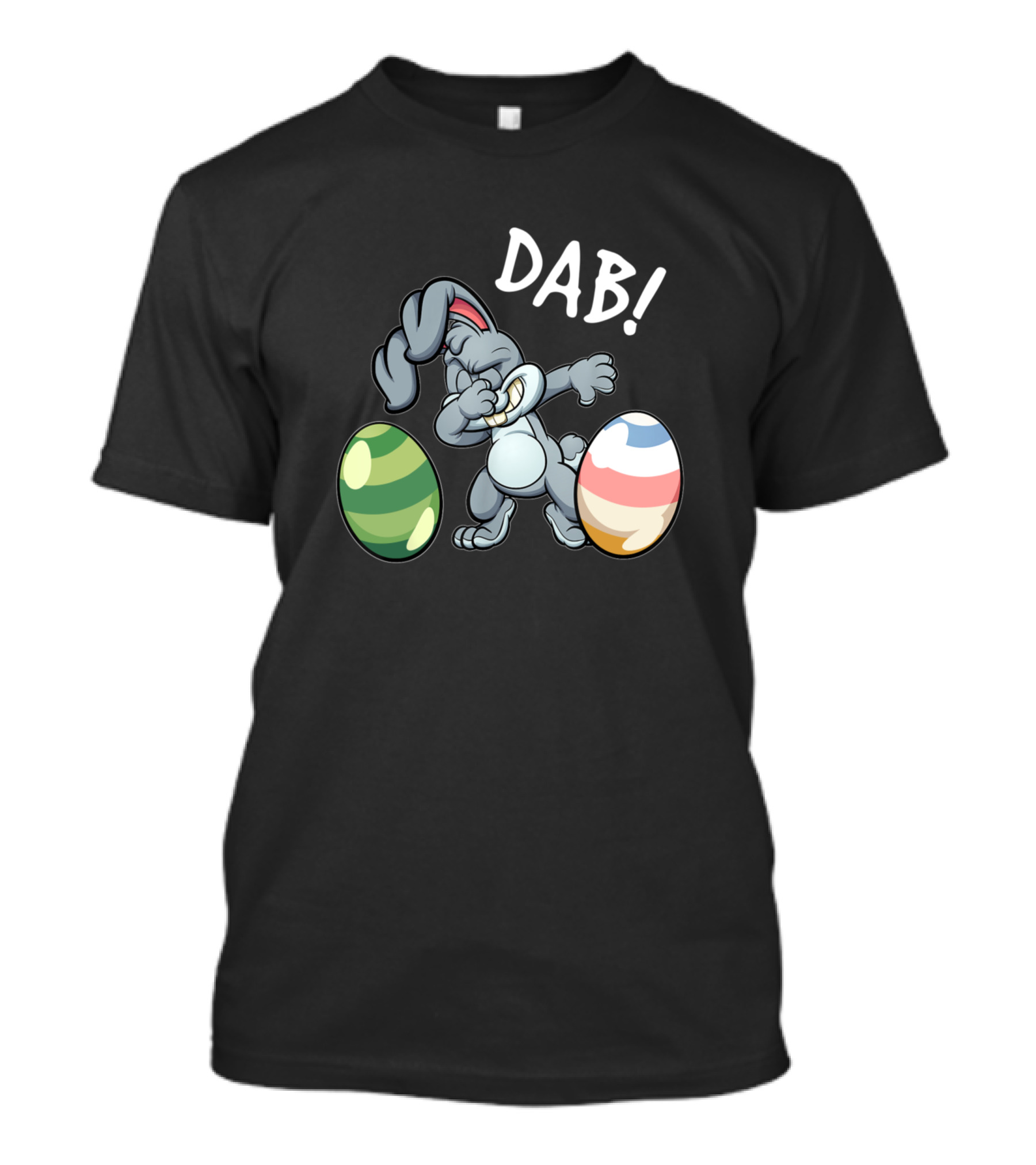 Dabbing Easter Bunny Dab With Easter Eggs T-Shirt