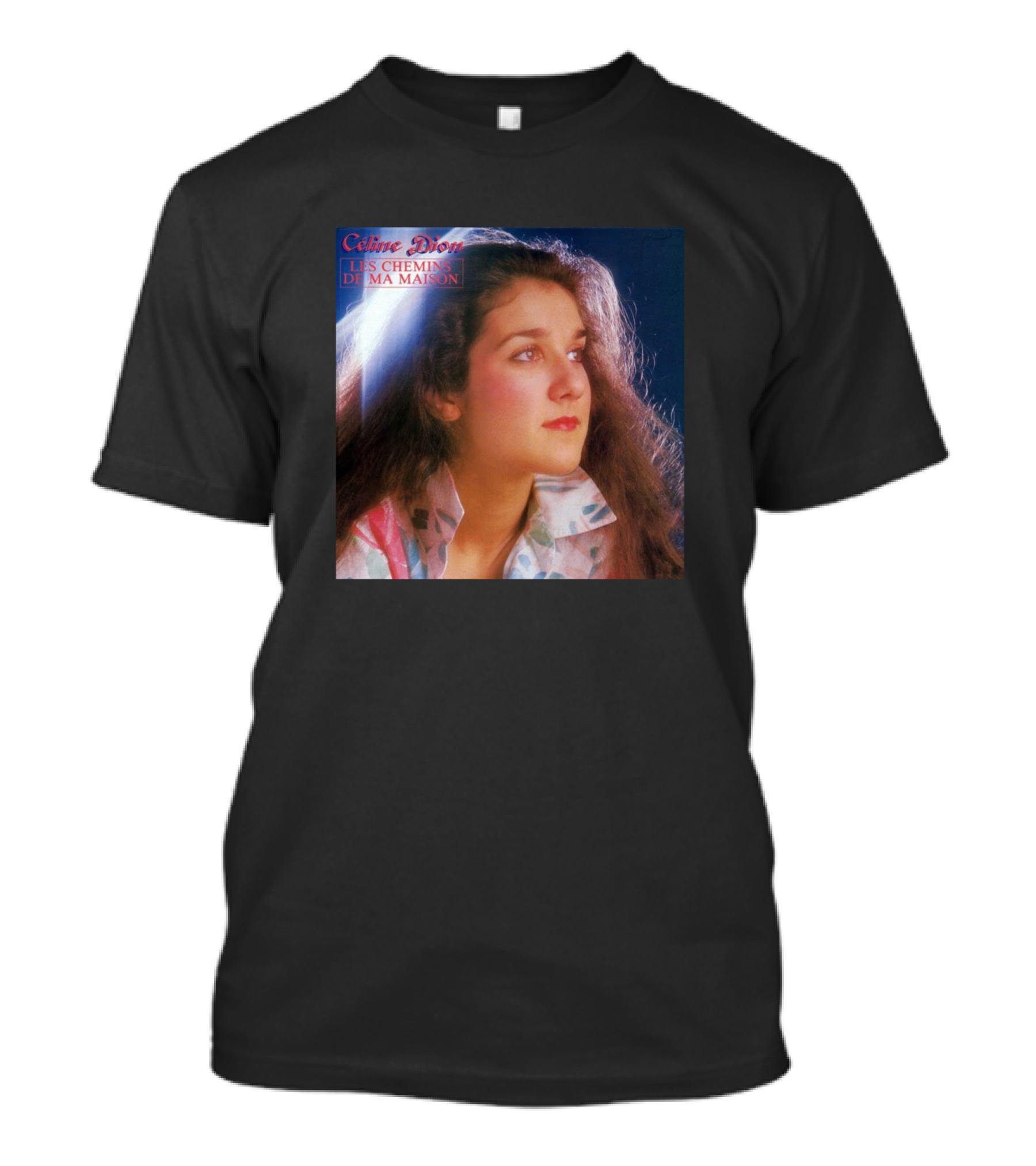 Céline Dion Les Chemins De Ma Maison Vintage 70s 80s Music Retro Holiday T-Shirt