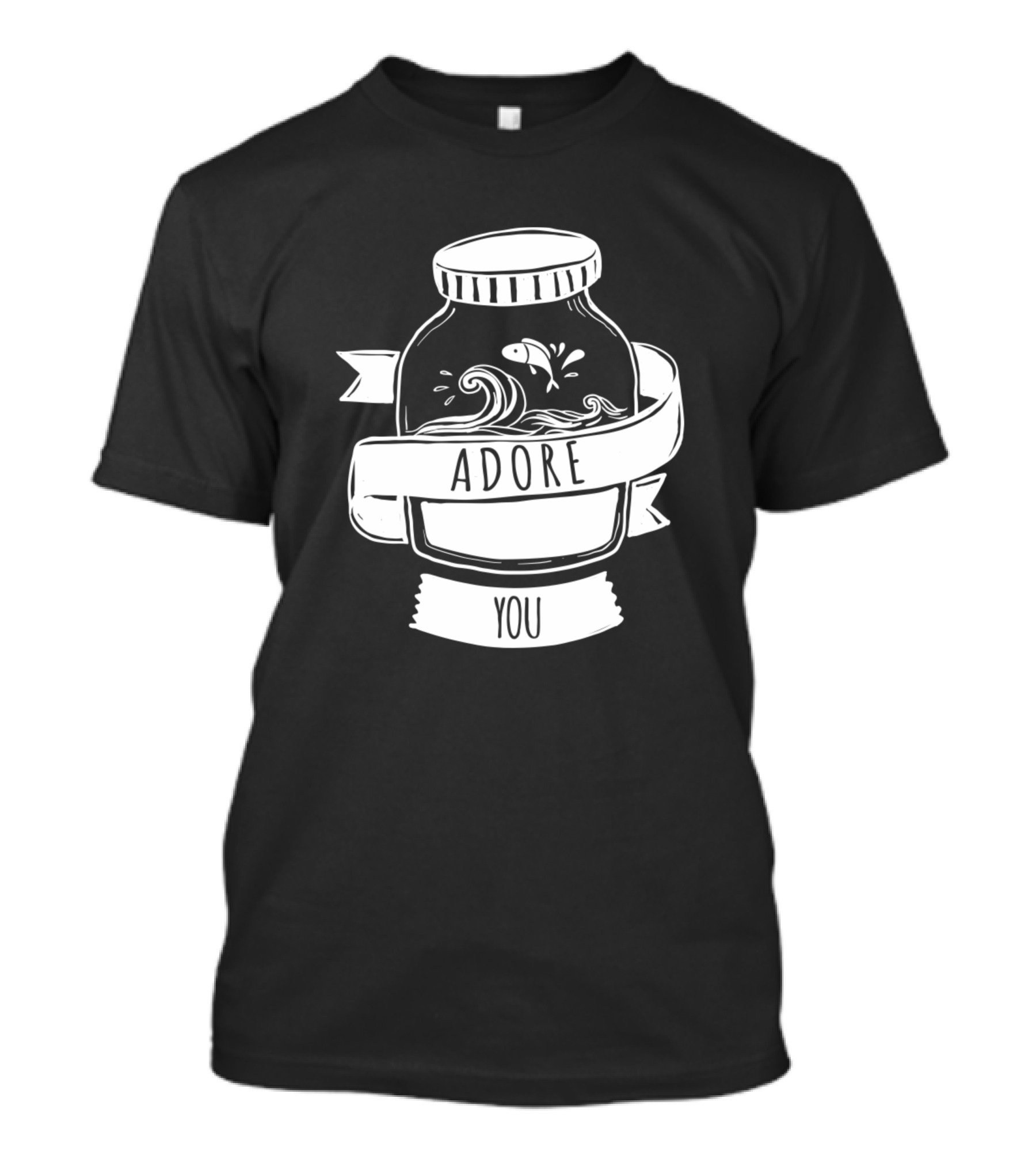 Adore You Jar Fish And Waves T-Shirt