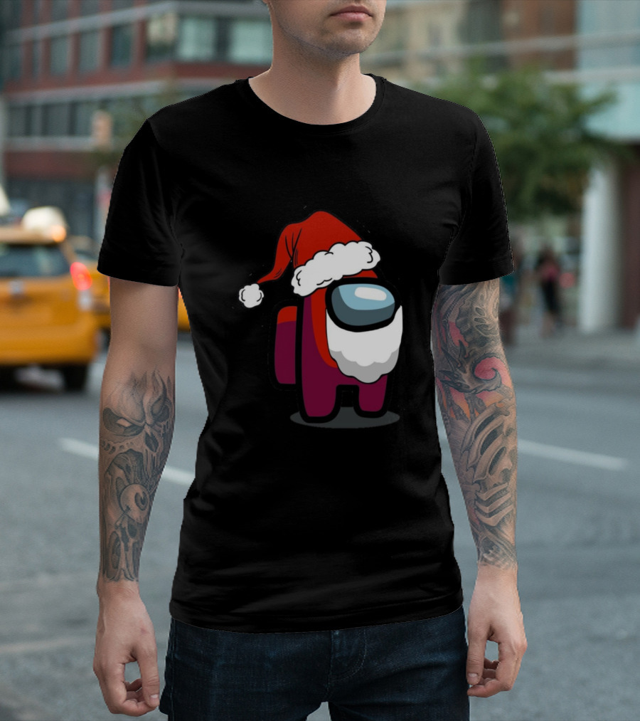 Among Us Christmas Santa Crewmate T-Shirt