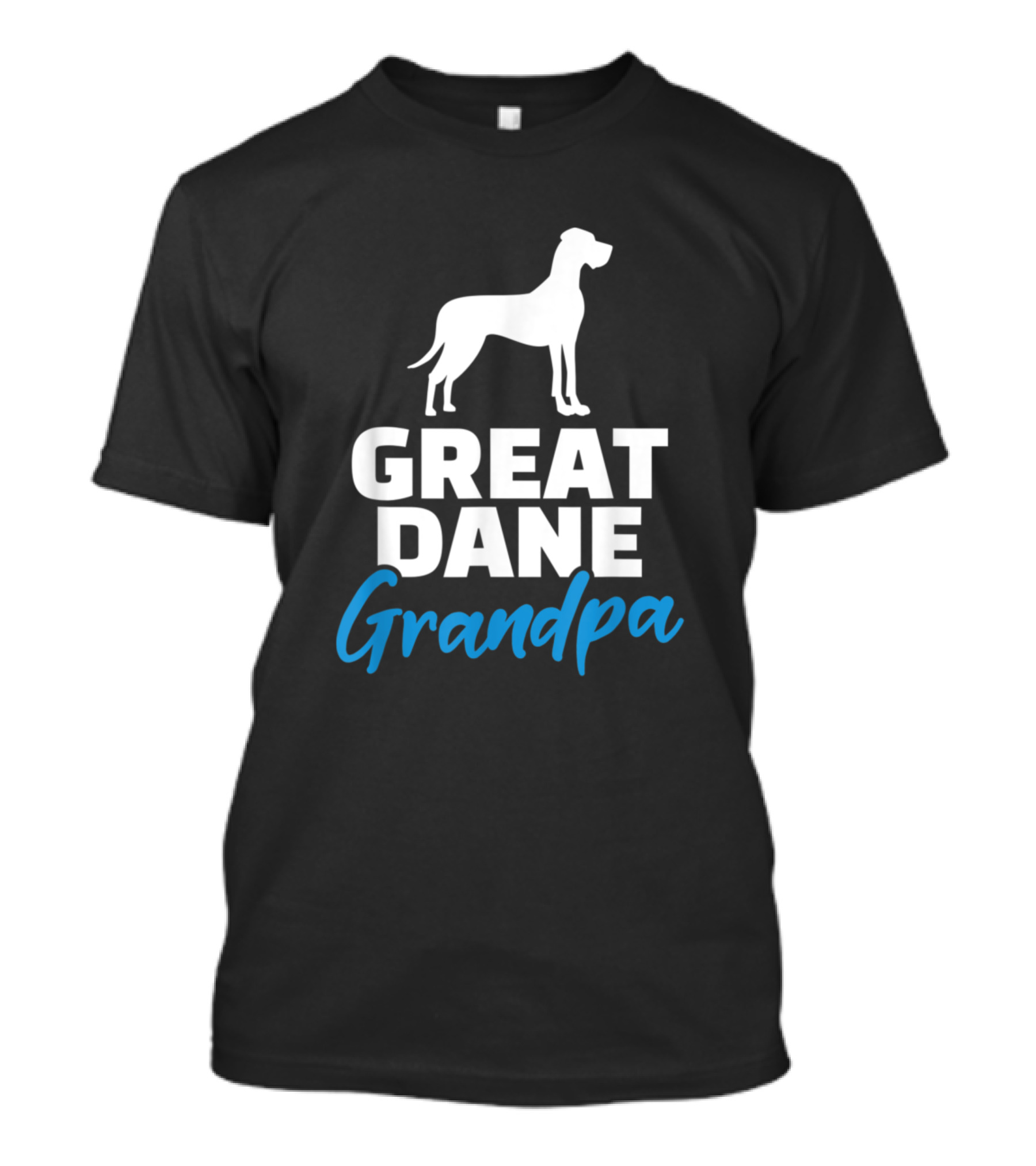 Great Dane Grandpa White T-Shirt