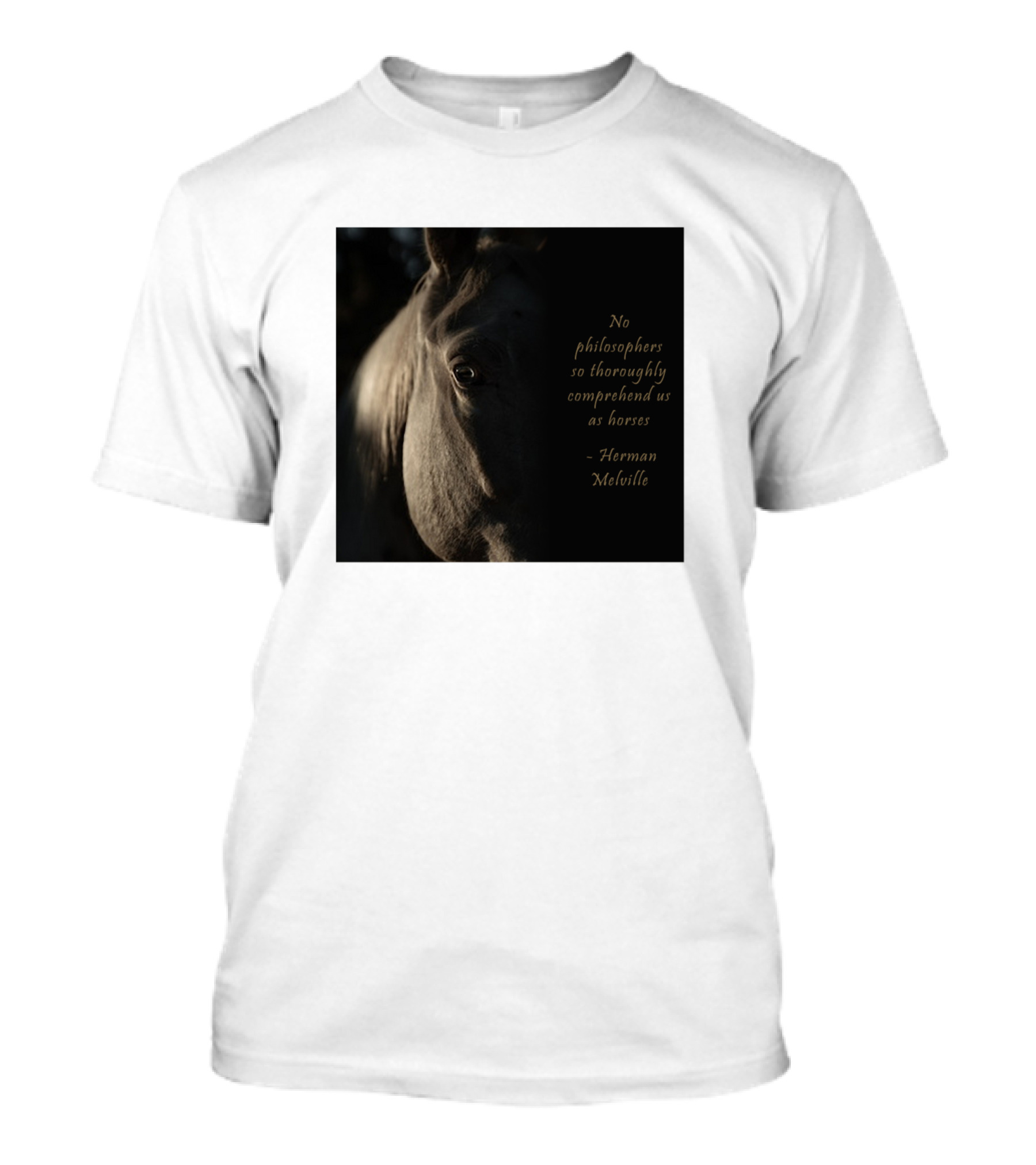 Jake The Person Whisperer Racerback No Philosophers Thoroughly Comprehend Horses Herman Melville T-Shirt