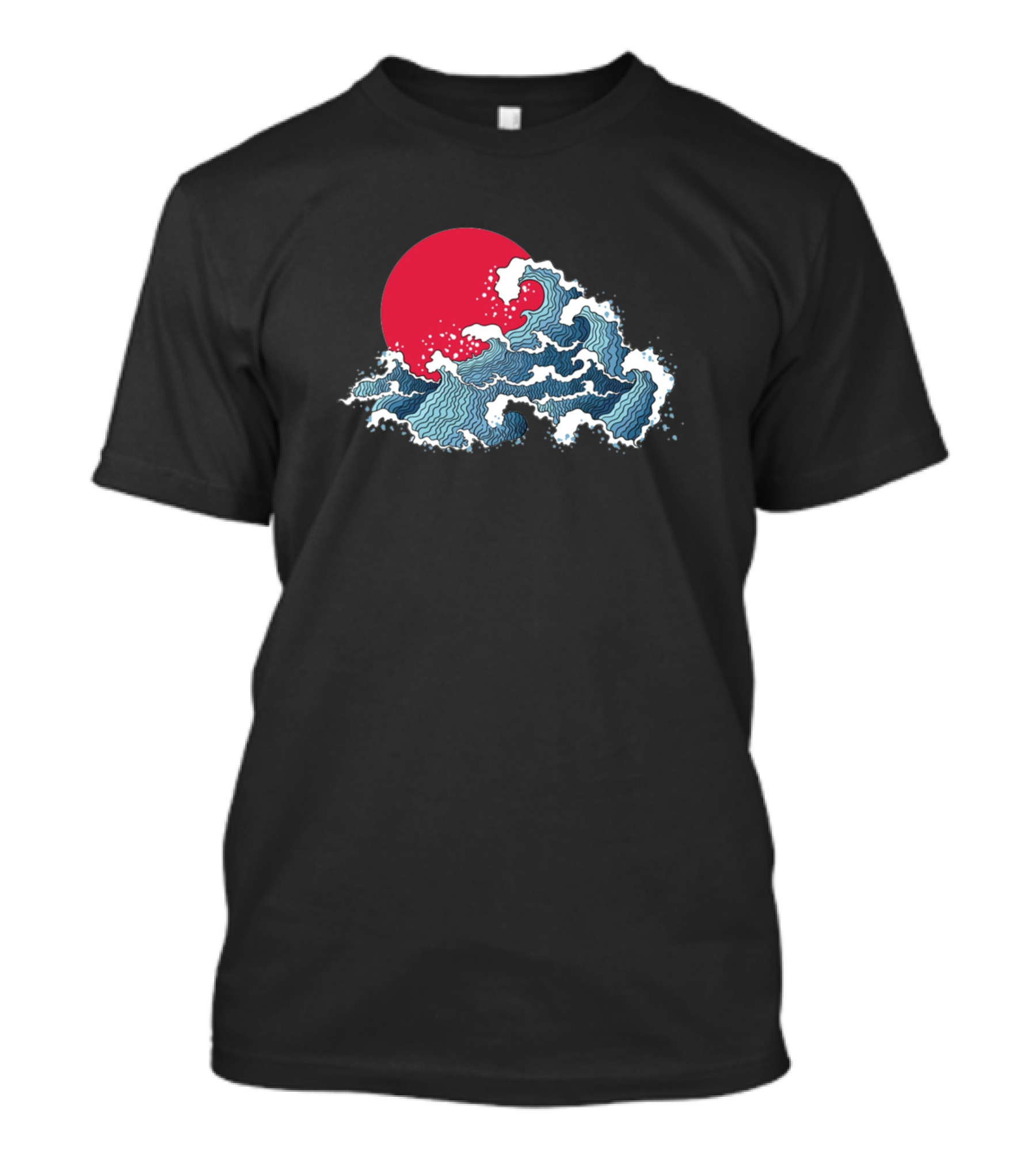 Japan Wave Rising Sun Ocean Aesthetic T-Shirt