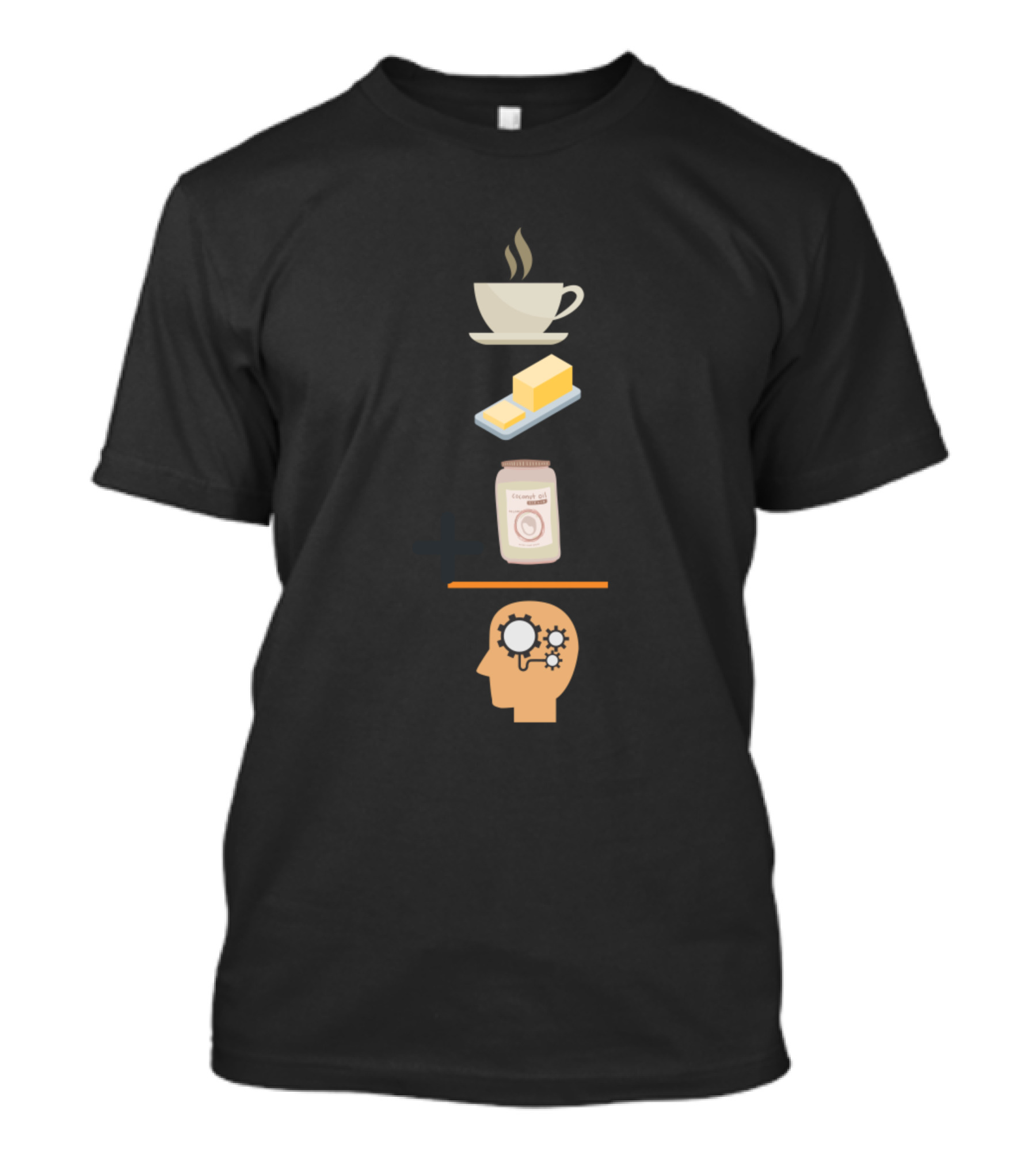 Keto Coffee Butter Brain Fuel Formula T-Shirt
