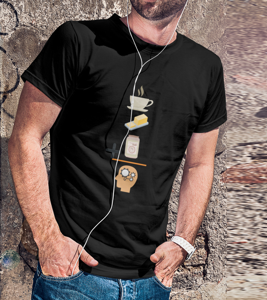 Keto Coffee Butter Brain Fuel Formula T-Shirt